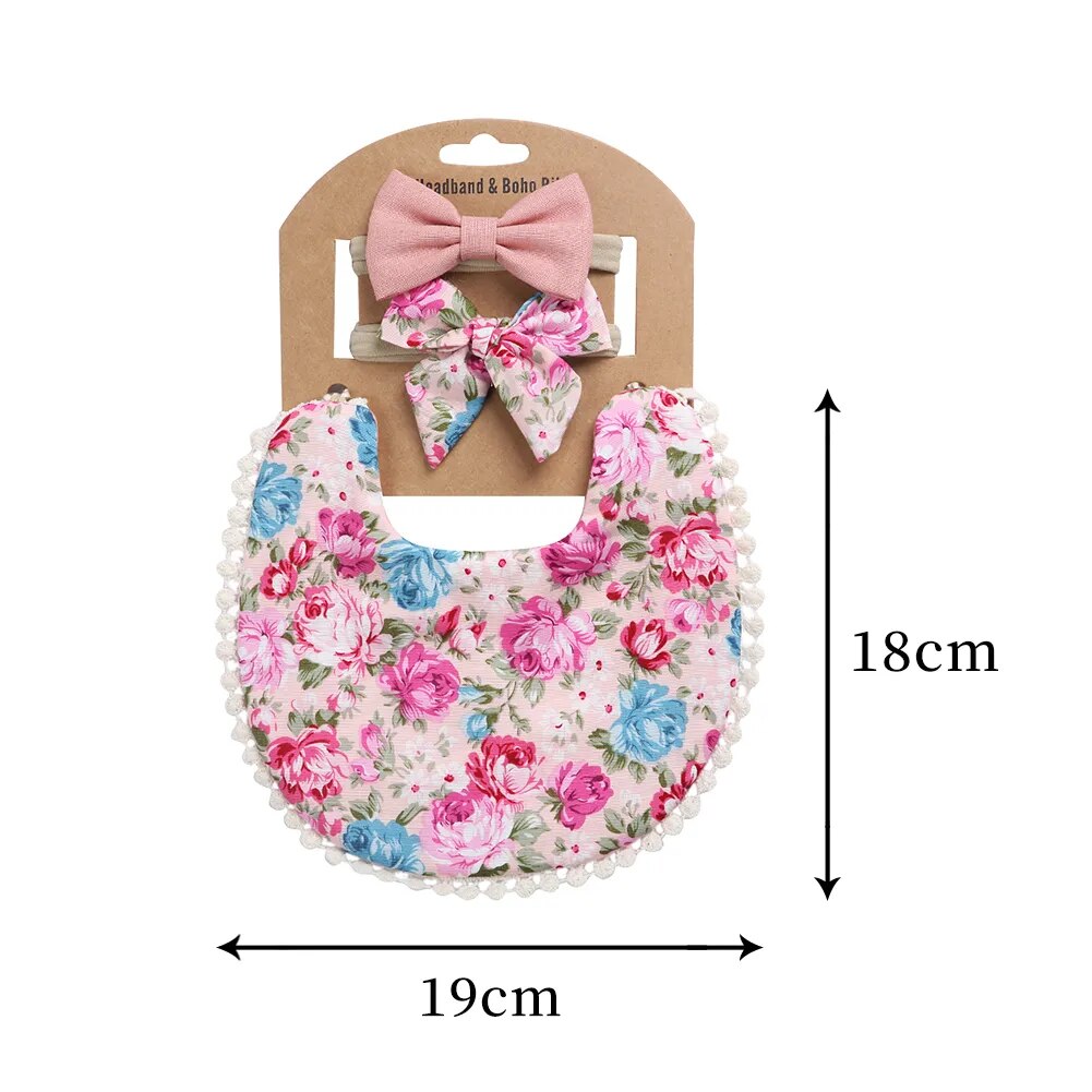 Stylish Bib and Headband Set