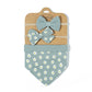 Baby Bow Headband and Burping Cloth Set