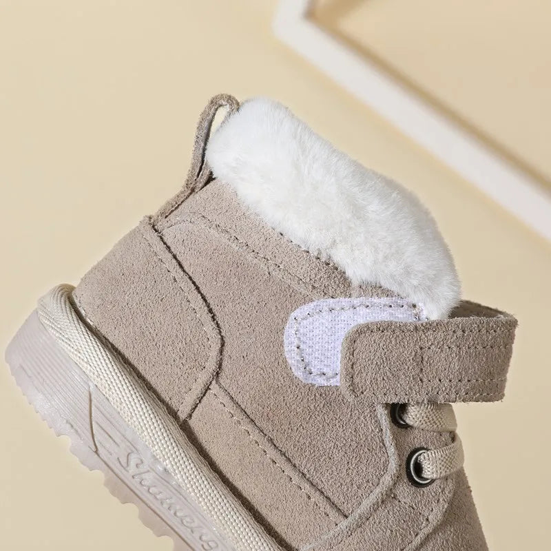 Faux Fur Lined Winter Shoes