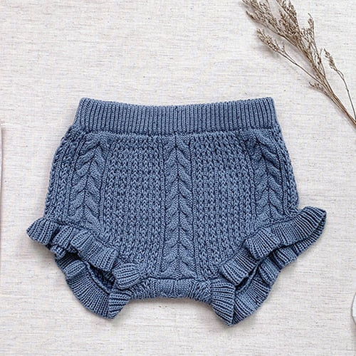 Knitted Ruffle Edge Bloomers