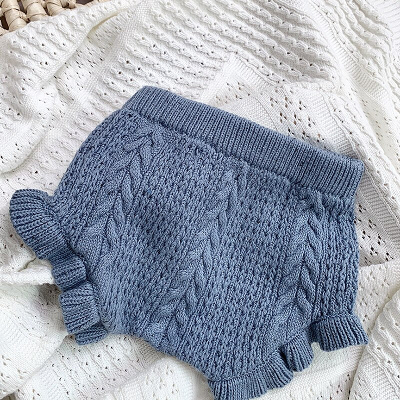 Knitted Ruffle Edge Bloomers