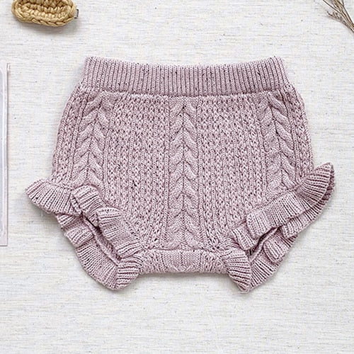 Knitted Ruffle Edge Bloomers