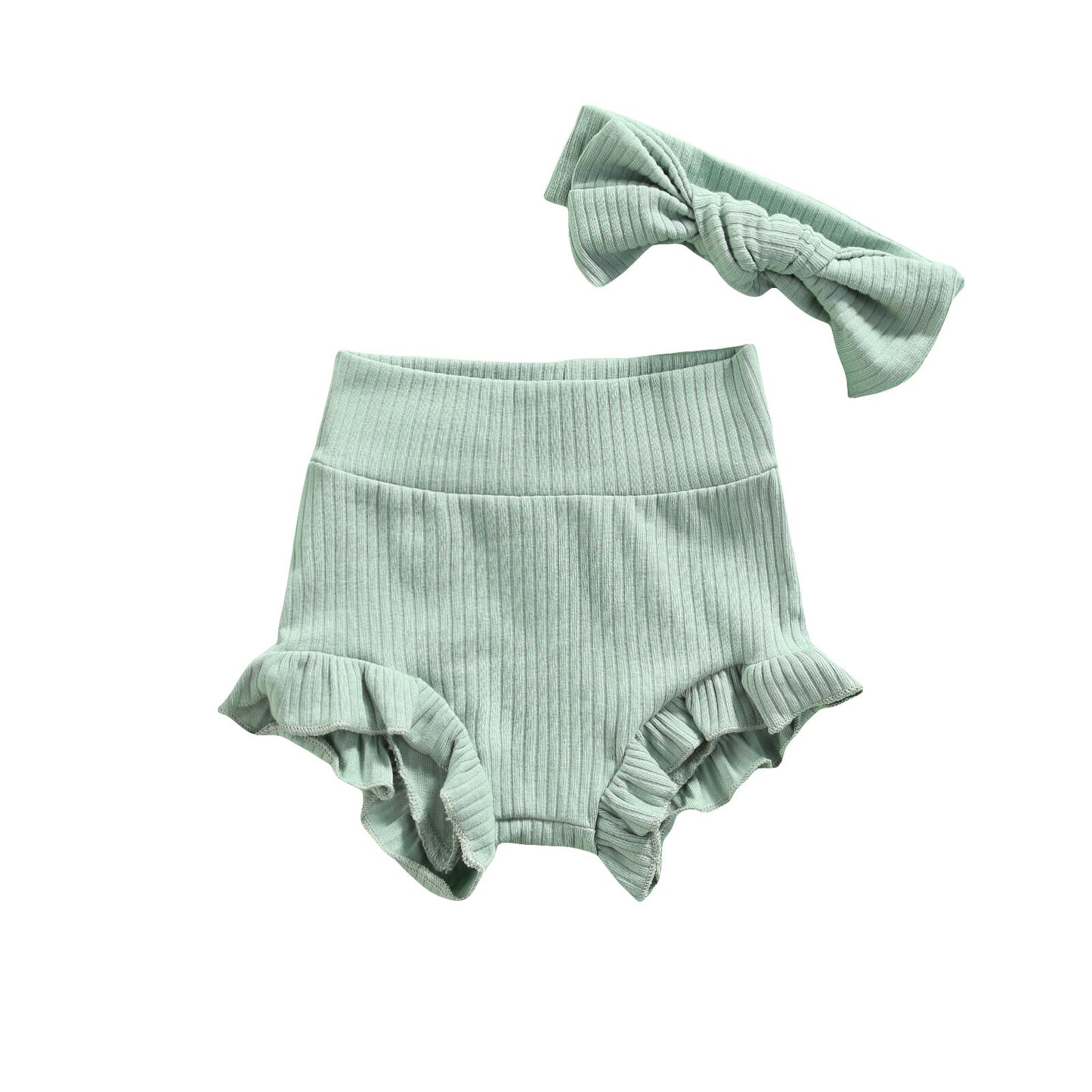 Ruffle Bloomers and Headband Set