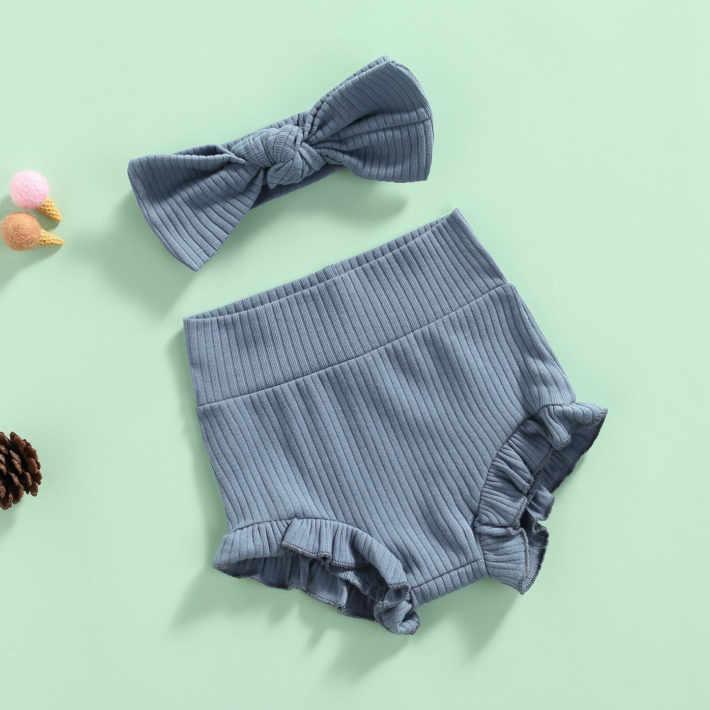 Ruffle Bloomers and Headband Set