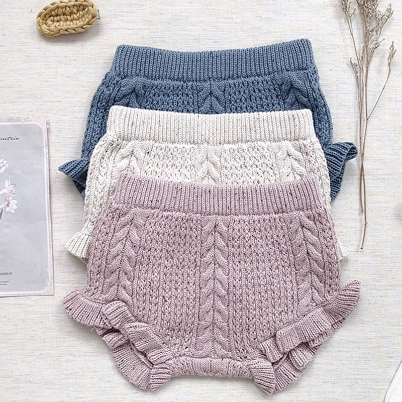 Knitted Ruffle Edge Bloomers