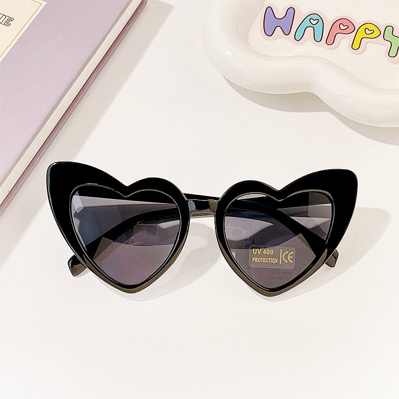 Girls Heart Shaped Sunglasses