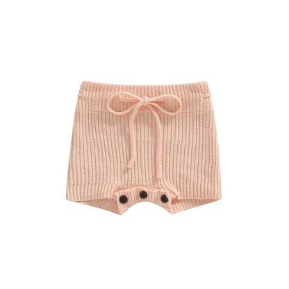 Ribbed Baby Girl Shorts