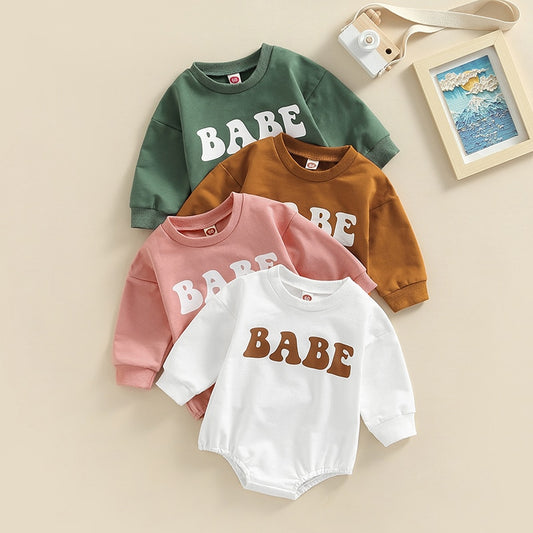 BABE Long Sleeve Romper