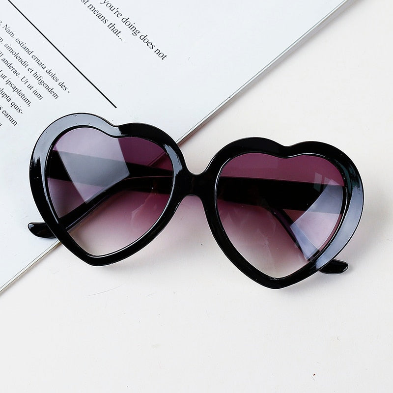 Girls Heart Shaped Sunglasses