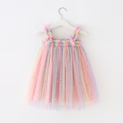 Sequin Rainbow Princess Dress